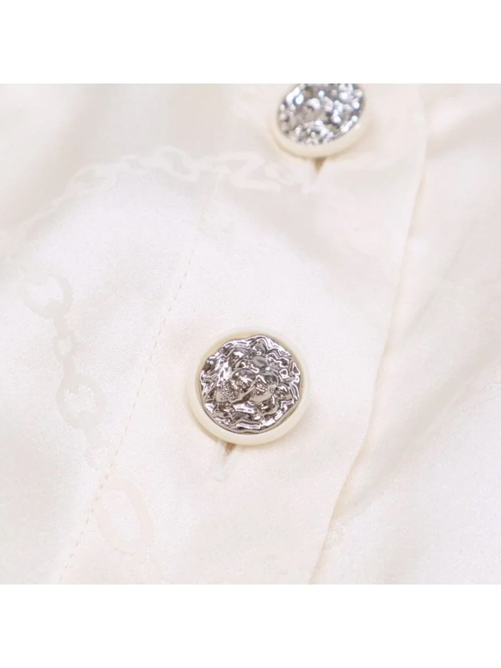 Chanel 23 Cruises Lion Button Waist Silk 100% 36 Dress